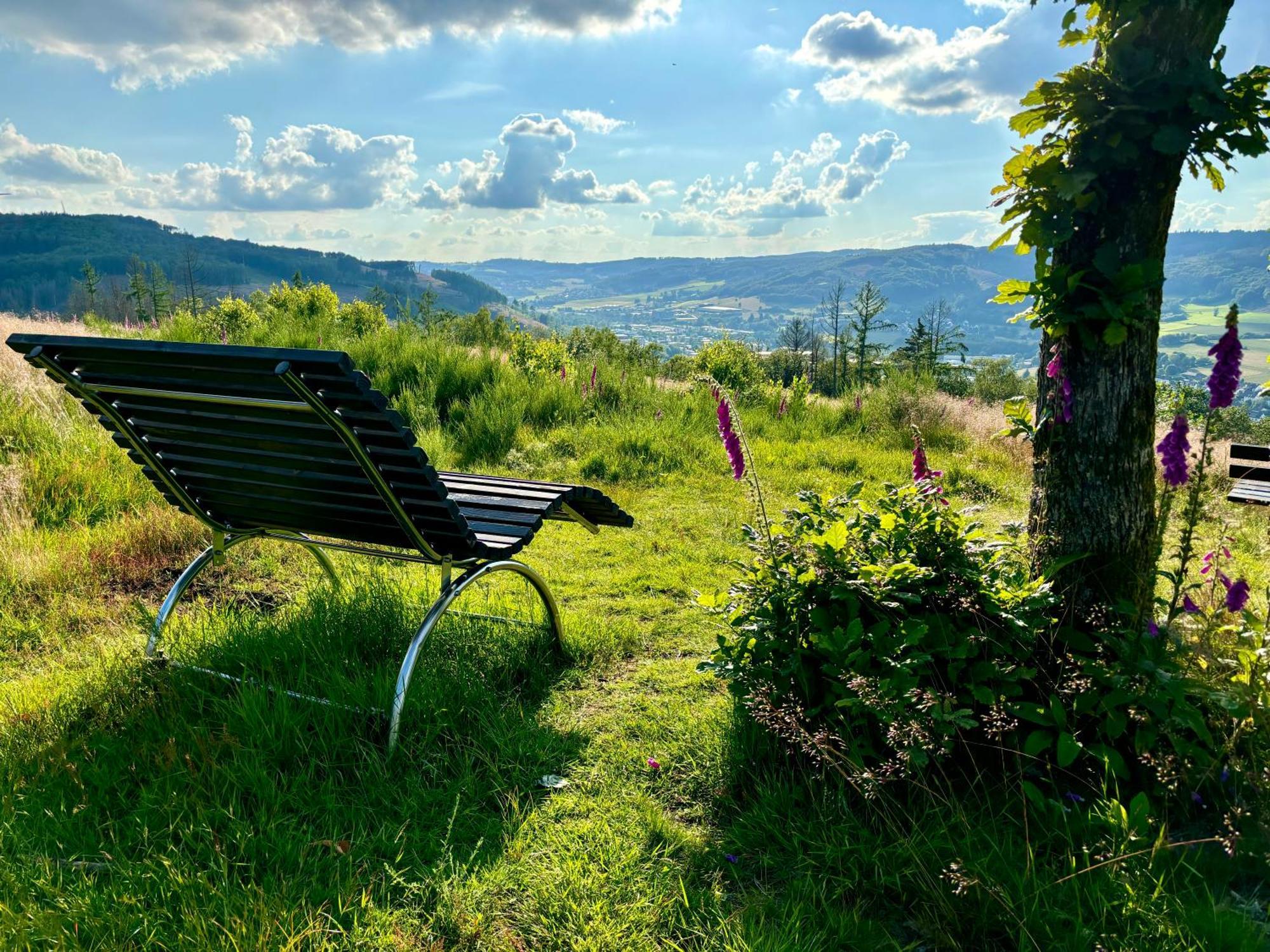 Traumwohnung Mit Sauna, Whirlpool & Wunderschoener Aussicht Plettenberg Exterior foto